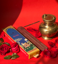 Divine House Rose Hand Rolled Incense Sticks