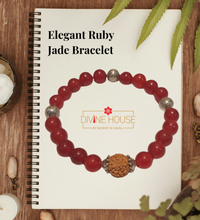 Passion & Prosperity – Elegant Ruby Jade Bracelet