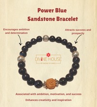 Confidence & Positivity – Blue Sandstone Bracelet