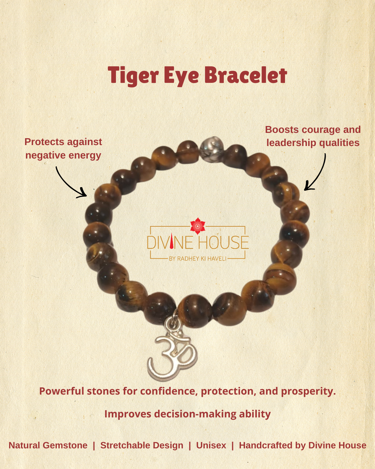 Focus & Success – Spiritual Tiger Eye Bracelet