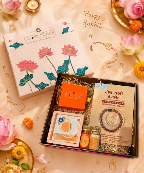 Divine House Rakhi Hamper – A Gift of Love, Protection & Positive Energy
