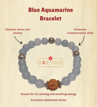 Calm & Communication – Blue Aquamarine Bracelet