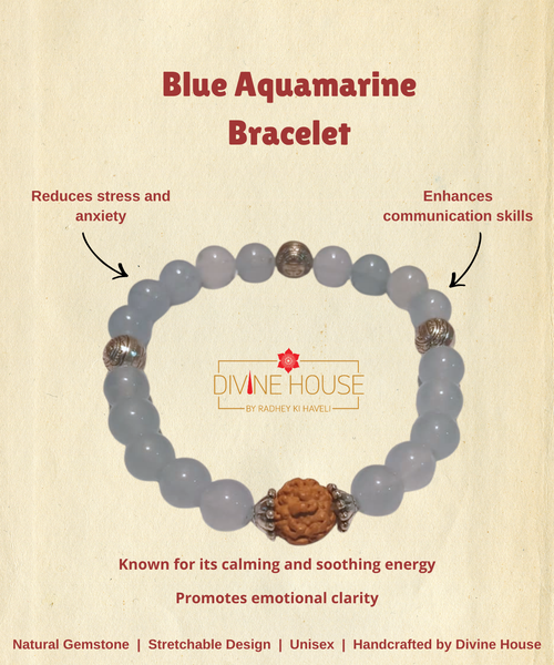 Blue Aquamarine Bracelet