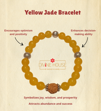 Wealth & Happiness – Yellow Jade Bracelet