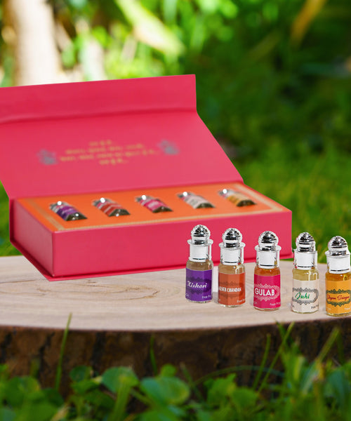 Divine House Attar Bhakti Gift Pack - 3ml Attar