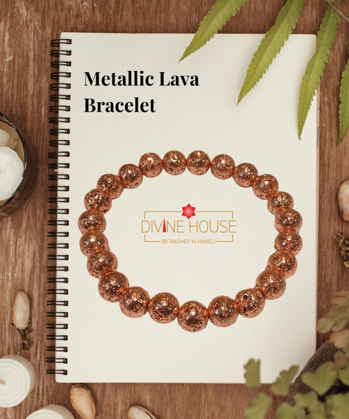 Metallic Lava Bracelet