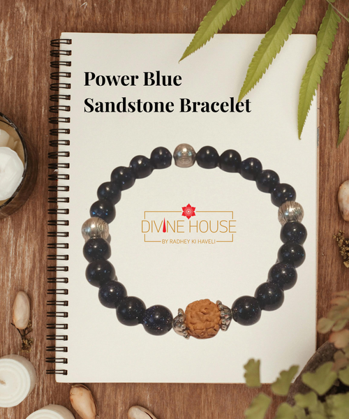 Blue Sandstone Bracelet