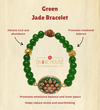 Wealth & Harmony – Green Jade Bracelet