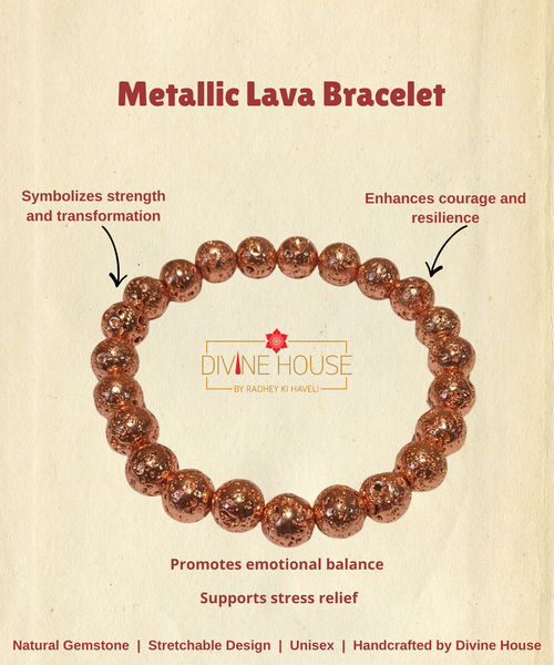 Metallic Lava Bracelet
