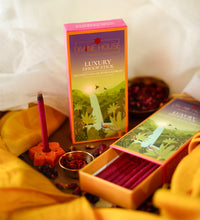 Divine House Kesariya Gulab - Rose Saffron Luxury Dhoop Stick