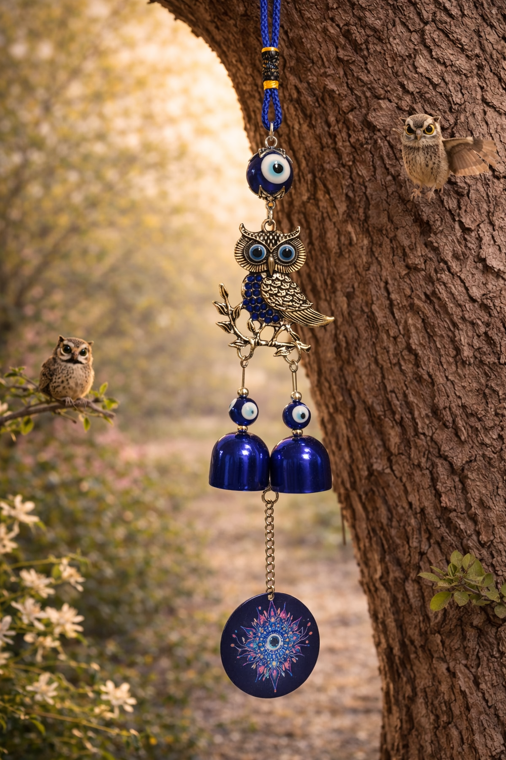 Blue Eye Owl Hanging
