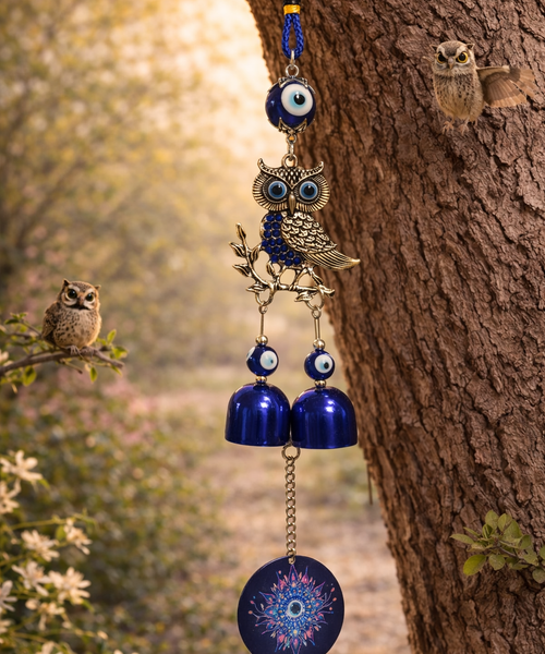 Blue Eye Owl Hanging