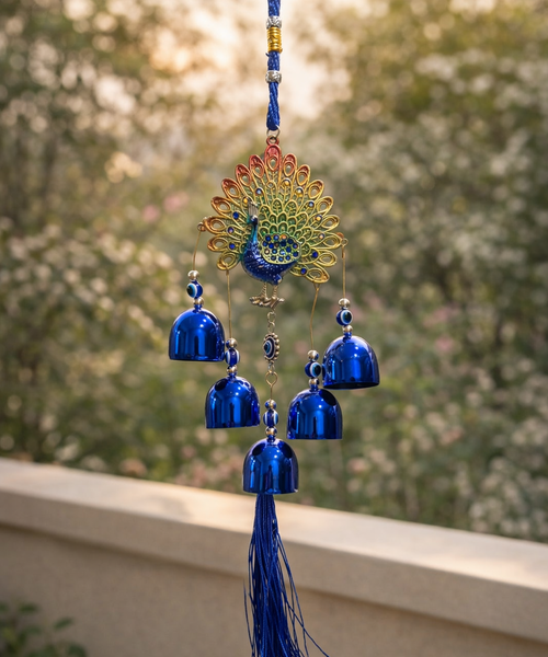 Blue Calm Peacock Chime