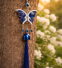 Blue Butterfly Eye Hanging