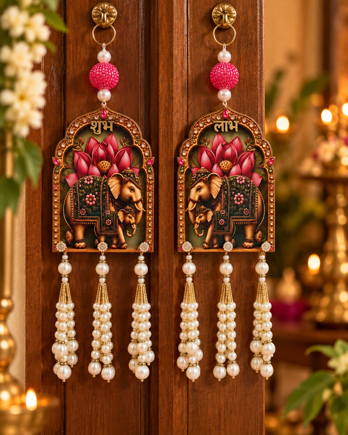 Shubh Labh Elephant Hangings