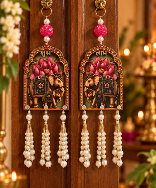 Shubh Labh Elephant Hangings