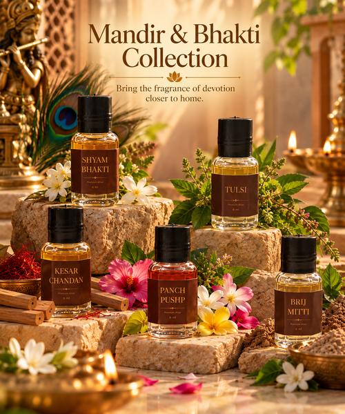 Mandir & Bhakti Collection — 5 Premium Attar Set