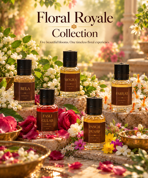 Floral Royale Collection - 5 Premium Attar Set