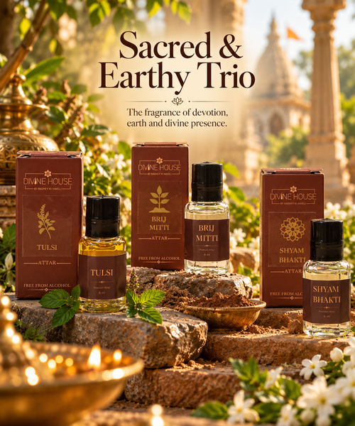 Sacred & Earthy Trio - 3 Premium Attar Set