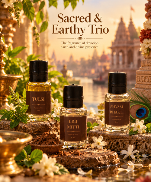 Sacred & Earthy Trio - 3 Premium Attar Set