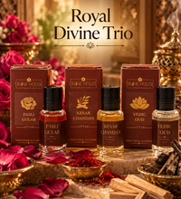 Royal Divine Trio — Fasli Gulab, Kesar Chandan &amp; Vedic Oud