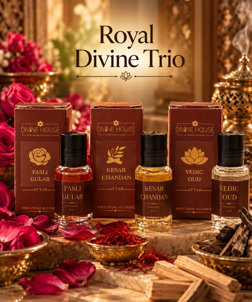 Royal Divine Trio — Fasli Gulab, Kesar Chandan &amp; Vedic Oud
