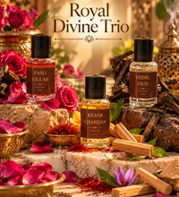 Royal Divine Trio — Fasli Gulab, Kesar Chandan &amp; Vedic Oud