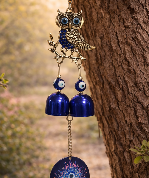 Blue Eye Owl Hanging