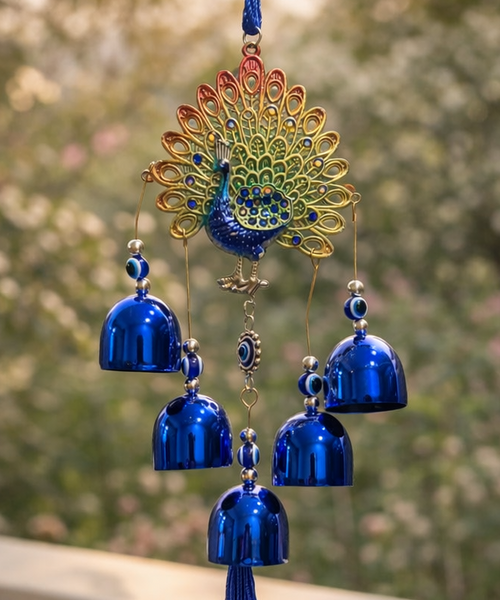 Blue Calm Peacock Chime