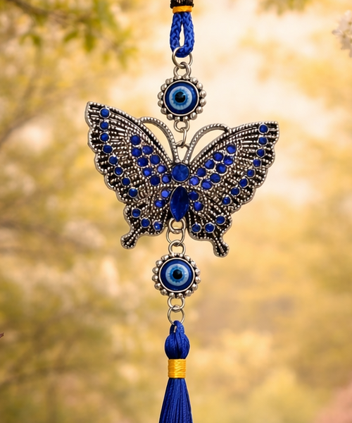 Silver Buttery Charm Hanging