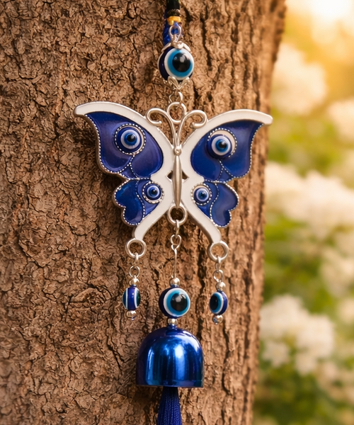 Blue Butterfly Eye Hanging