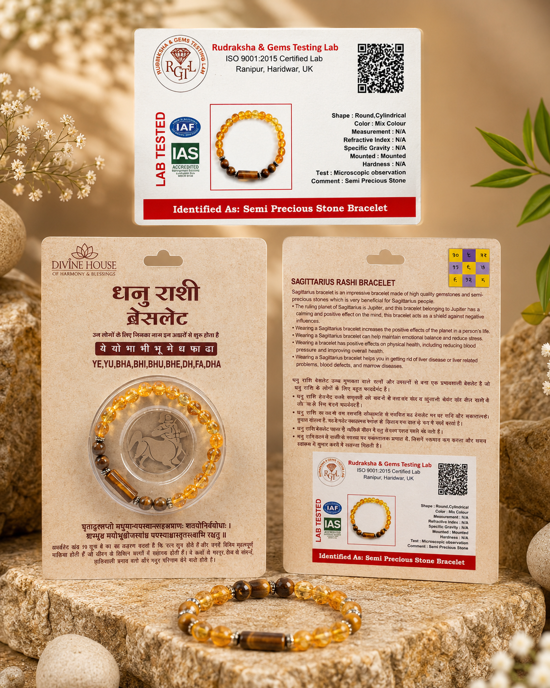 Sagittarius (Dhanu) Zodiac Bracelet