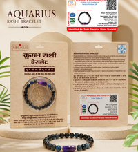 Aquarius (Kumbha) Zodiac Bracelet